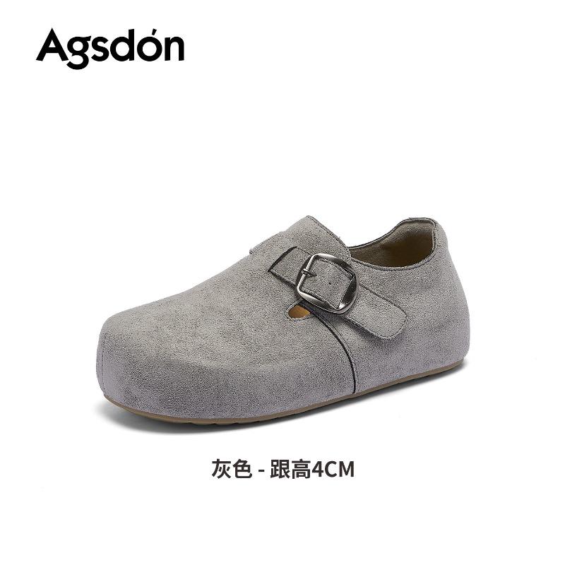 Fleece Muller shoes women's new winter all-inclusive platform cotton shoes, one pedal snow fluff shoes