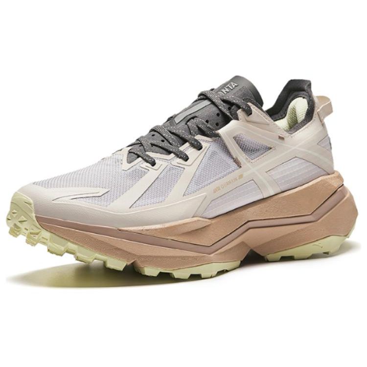 ANTA Champion Outdoor Series Saker Nitro Tech Trail Running Shoes Pure White First Degree Gray 112416602A-3