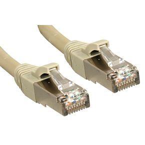 LINDY Câble réseau patch cat.6 S/FTP PIMF Premium - cuivre - LSOH - 500MHz - 0,5 m - gris