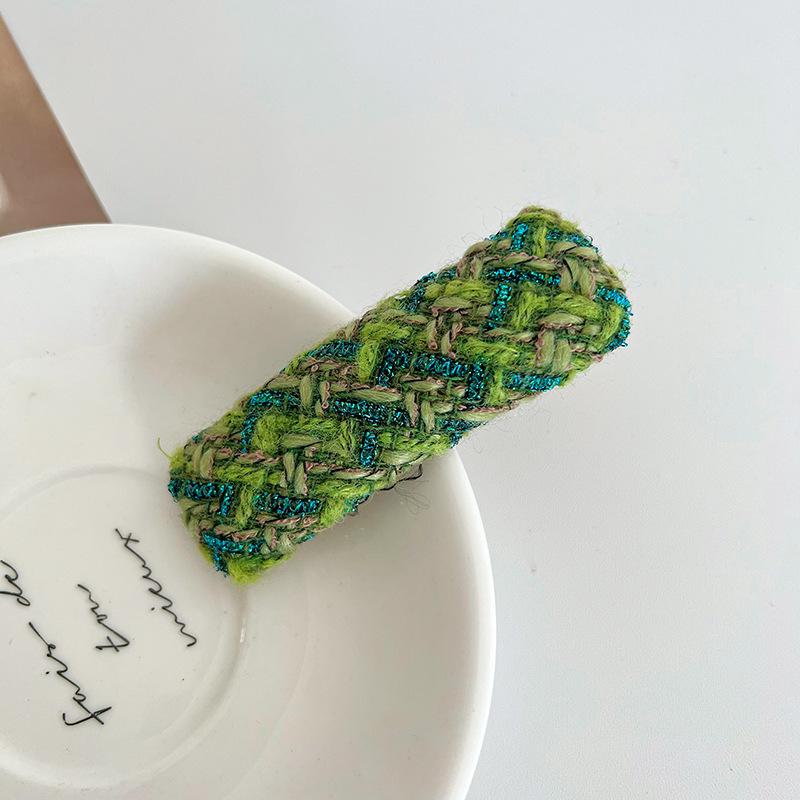 Clip Hair Accessories Woolen  Long Retro Bb Shape Barrettes Clip Side Clip Bang