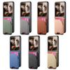 Wallet Card Holder Bracket Phone Case for Motorola Razr 60 50 40 Ultra Moto Razr 40 50 60 Magnetic Card Case Leather Cover