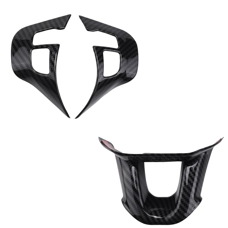 Authentic 3Pcs/Set Car Steering Wheel Decoration Cover Trim Sticker Fit For 2008 208 308 2014-2018