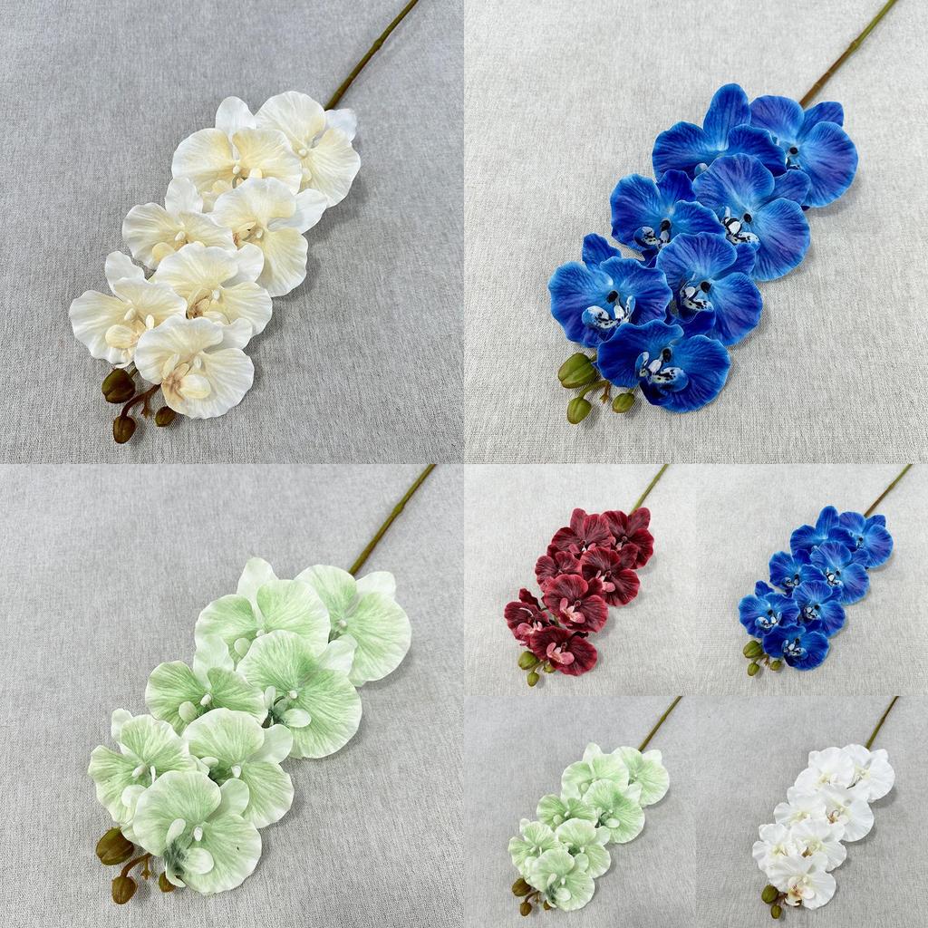 Simulated Phalaenopsis Plant Wedding Hotel Restaurant Decoration Props Ornament