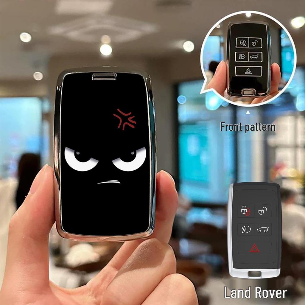 Key Case for Land Rover Range Rover Evoque/Discovery Sport/Velar and Jaguar XEL/F-TYPE