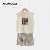 MOMOCO Boys' Summer Striped Vest & Pants Set