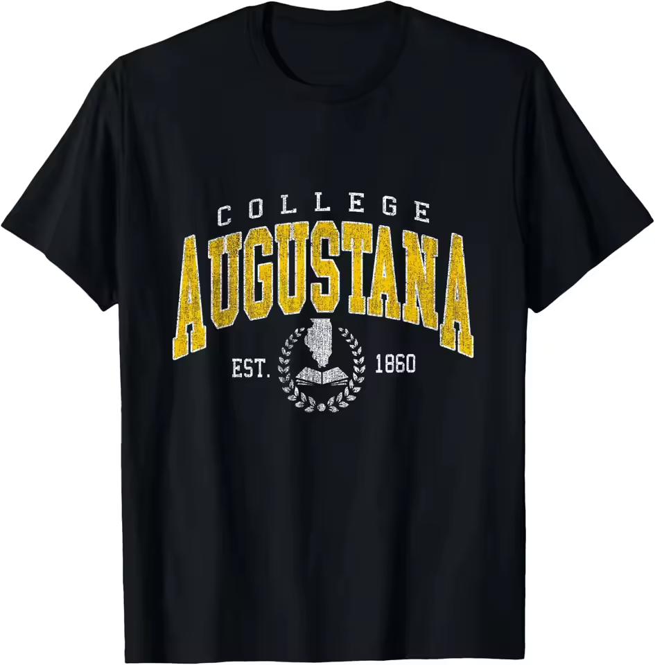 Augustana Institute Of Technology Arch Retro For Men Women T-Shirt Back to School Tees,Teacher,Colorful Doodle,First Day