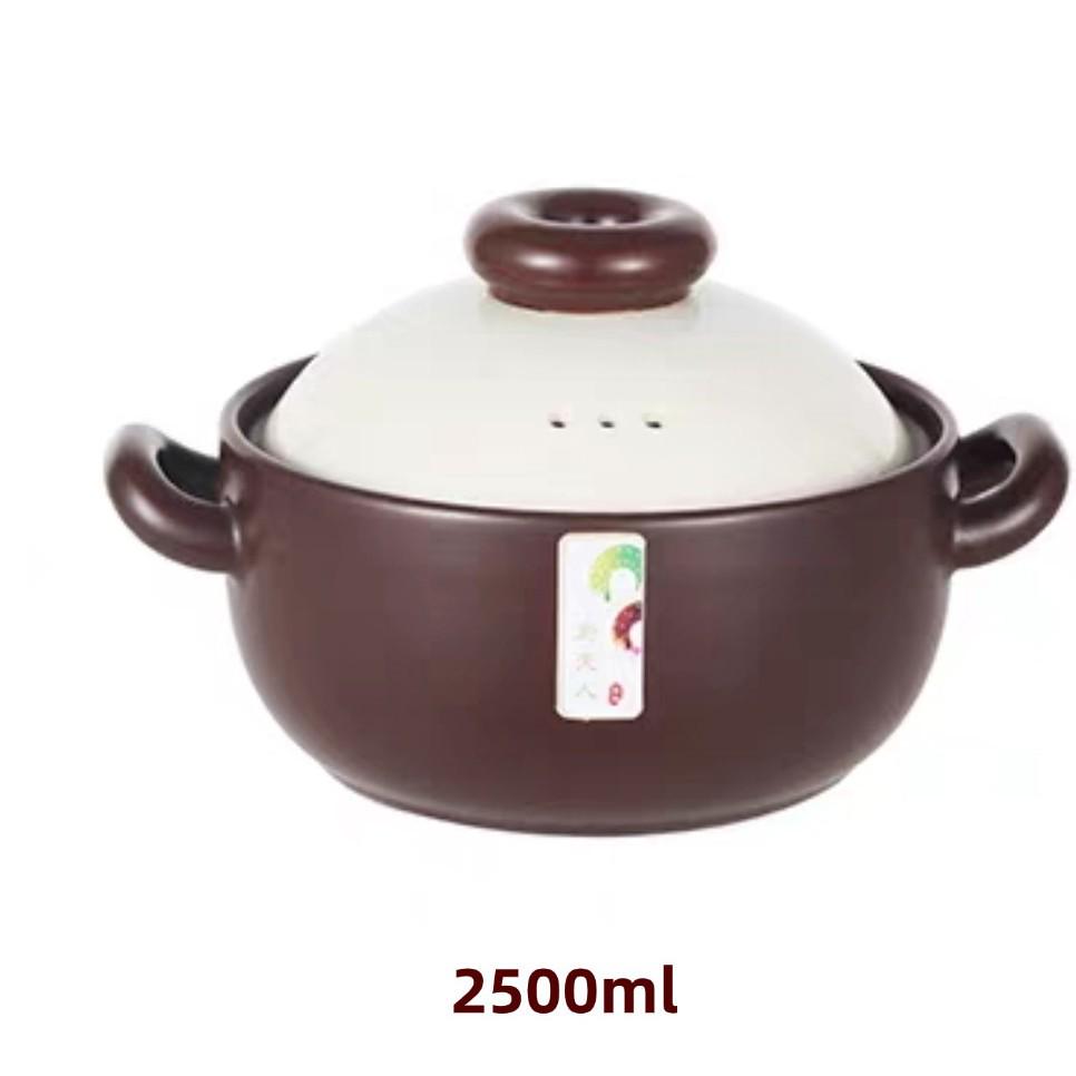 

Chef Lady Ceramic Donut Series Casserole & Stew Pot, for 3-8 People, Gas & Electric Stove Compatible