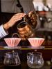 Transparent Coffee Dripper Holder Resin Pour Over Cone Dripper Reusable Resin Dripper Holder for Glass Coffee Drippers