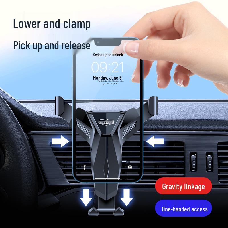 Universal Gravity Car Air Vent Phone Holder Clip
