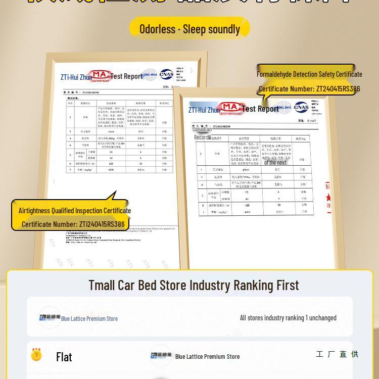 Xiaopeng G6/G9 Trunk Inflatable Mattress: Rear Seat Camping Bed