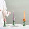 Ceramic Candlestick Stand Replacement for Candle Christmas Wedding Parties Dining Room Home Candle Stand Accessories