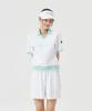 Goldeunbeeo (W) Open Collar Short Sleeve Sweat Shirt G5Tam26261Whx