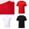 Solid Color Men Women Plain T Shirts With Airy Cotton Fabric And Short Sleeves