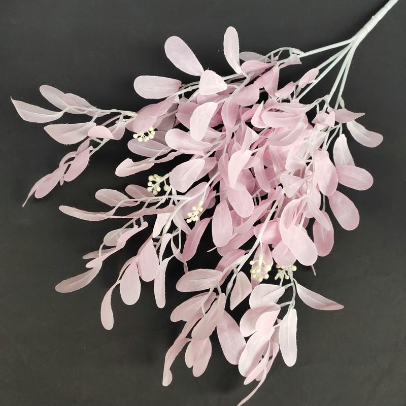 Peanut Artificial Leaf Silk Floral Bouquet Long Stem Wedding Decor Home Display