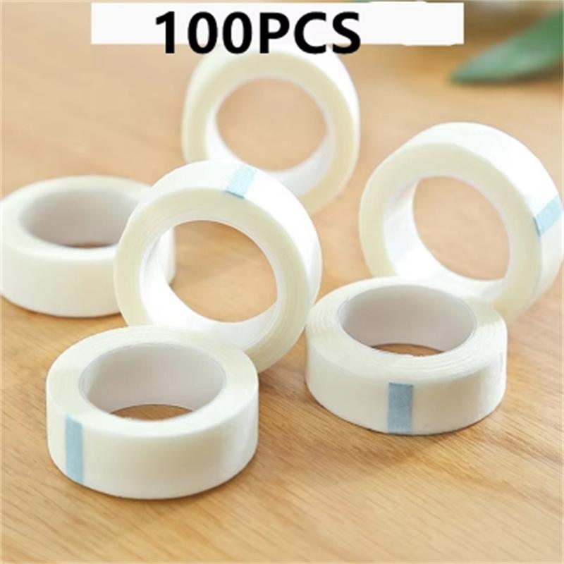 5/10/50/100 Stück 9m*1,25cm Weißes Klebeband Augen Wimpernpflaster Atmungsaktives Medizinisches Papierklebeband Wimpernverlängerung Fussel Augenlidaufkleber