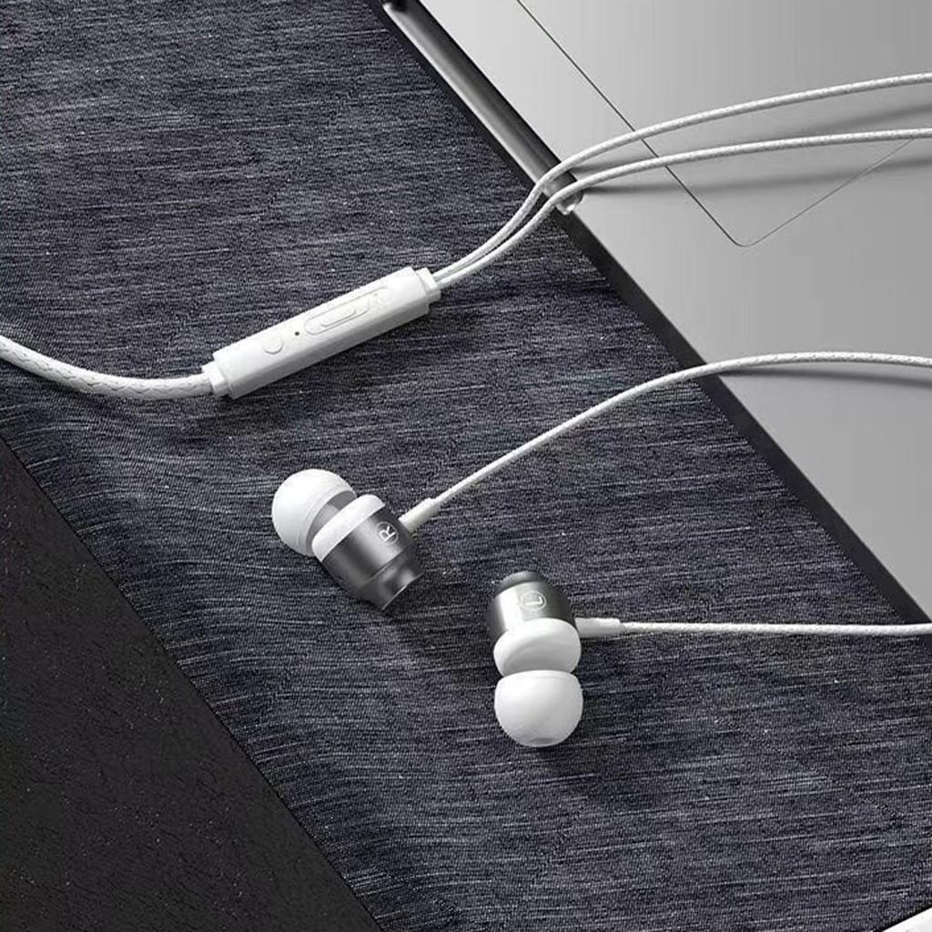 In-Ear Earbud Wired Headphones Magnetically Absorbed Earphones with Volume Control Compatible with 3.5MM/Type C Plug