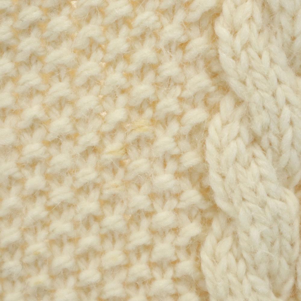 OLD Long Sleeve Fisherman Sweater Ivory Knit Cable Knit Women Used