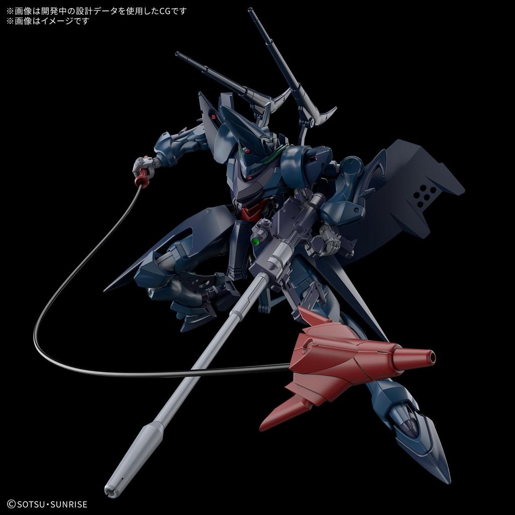 BANDAI SPIRITS HG Mobile Suit Gundam GQuuuuuuX Hambrabi Scale Plastic Model Kit (GQ) 1/144 Pre-Colored