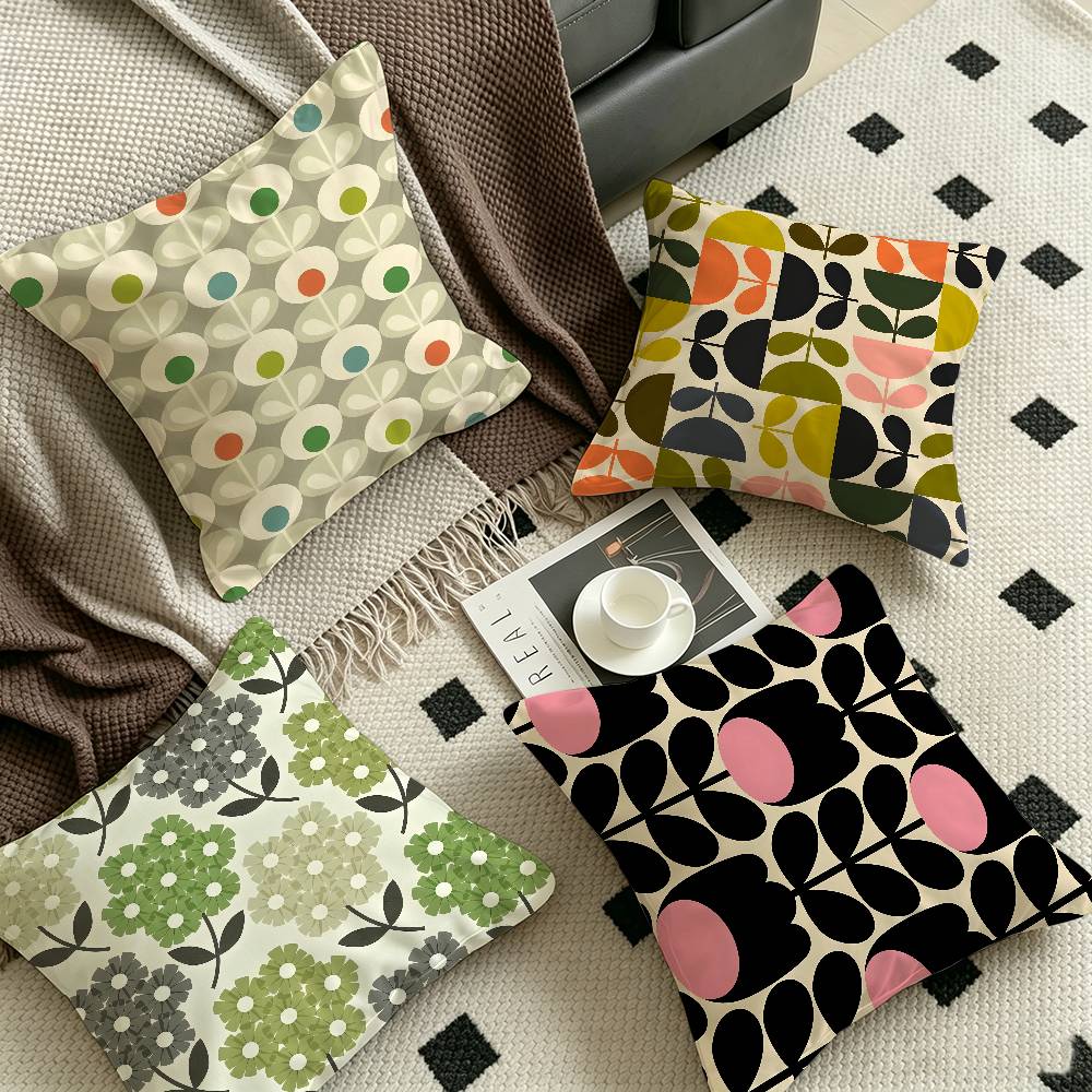 Art OOrla Kiely Flower Pillow Anime Pillow Sofa Bed Head Pillow Cover Cushion Cover x cm Fashion