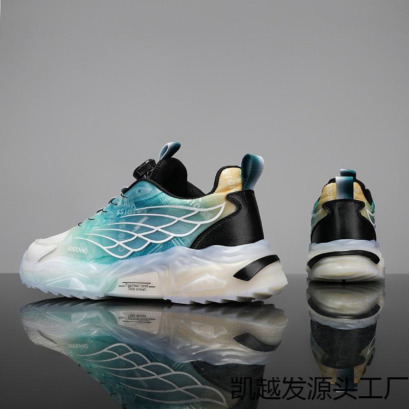 Spring New Men's Shoes Student Casual Platform Sneakers Dad Shoes Running Shoes