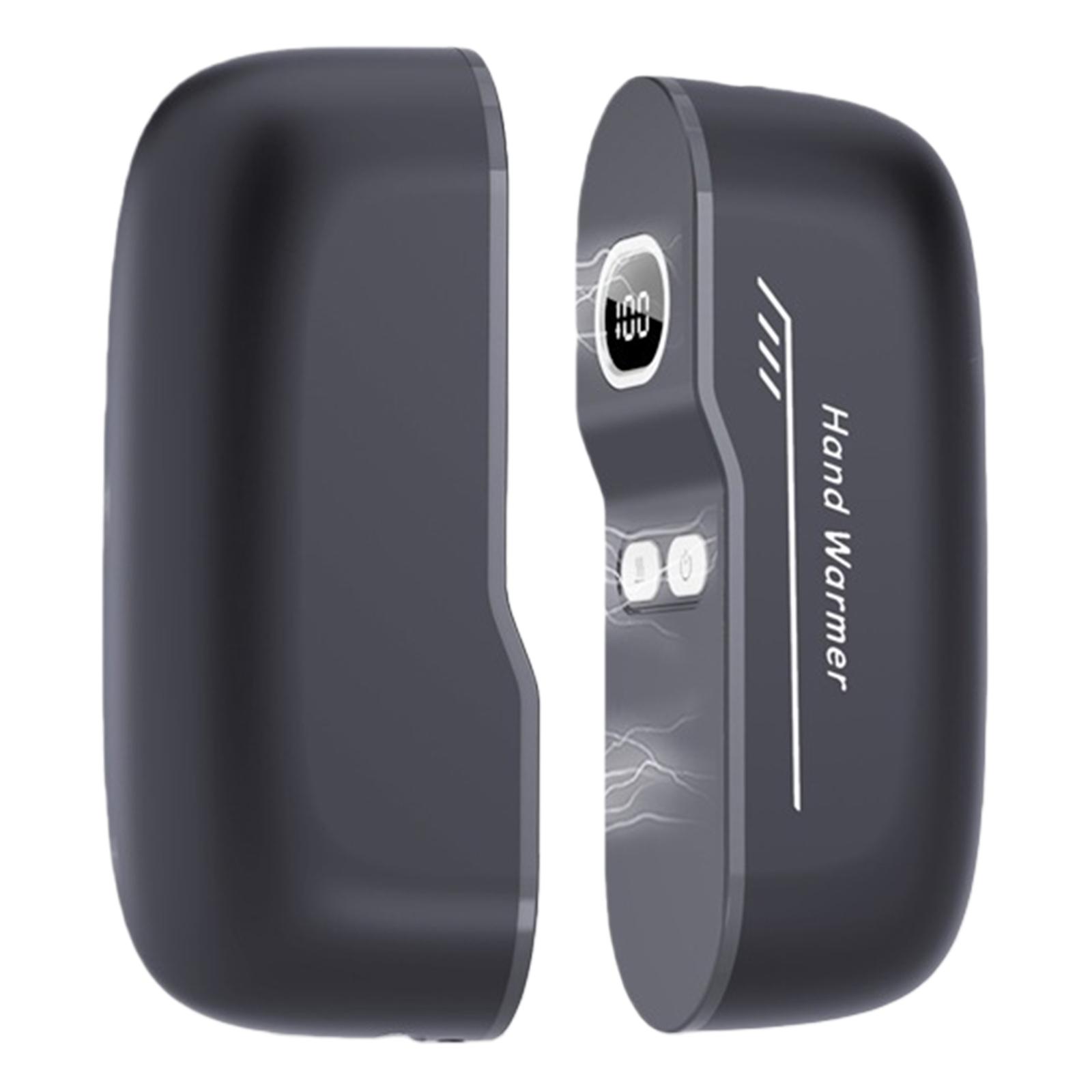 

2-in-1 Magnetic Rechargeable Hand Warmers with Digital Display Electric Hand Warmer for Women Men Camping Hunting Outdoor Gifts чорний
