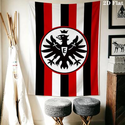 Eintracht Frankfurt Wandteppich Ästhetisches Wandbehang Gedruckter Stoffdecke Dekorative Wandteppiche für Schlafzimmer Wohnzimmer Heimdekoration