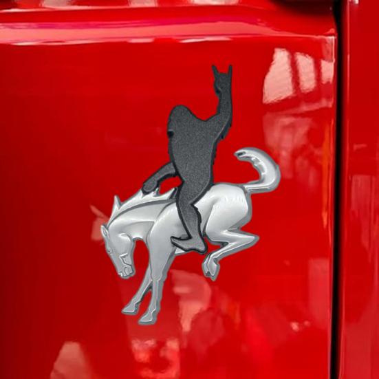 Bigfoots Adventure Car Sticker 5.5'' Big Foot Logo Decal for SUV UV Bigfoots Riding A Bronco Sticker SUV Look Enhancement Stickers