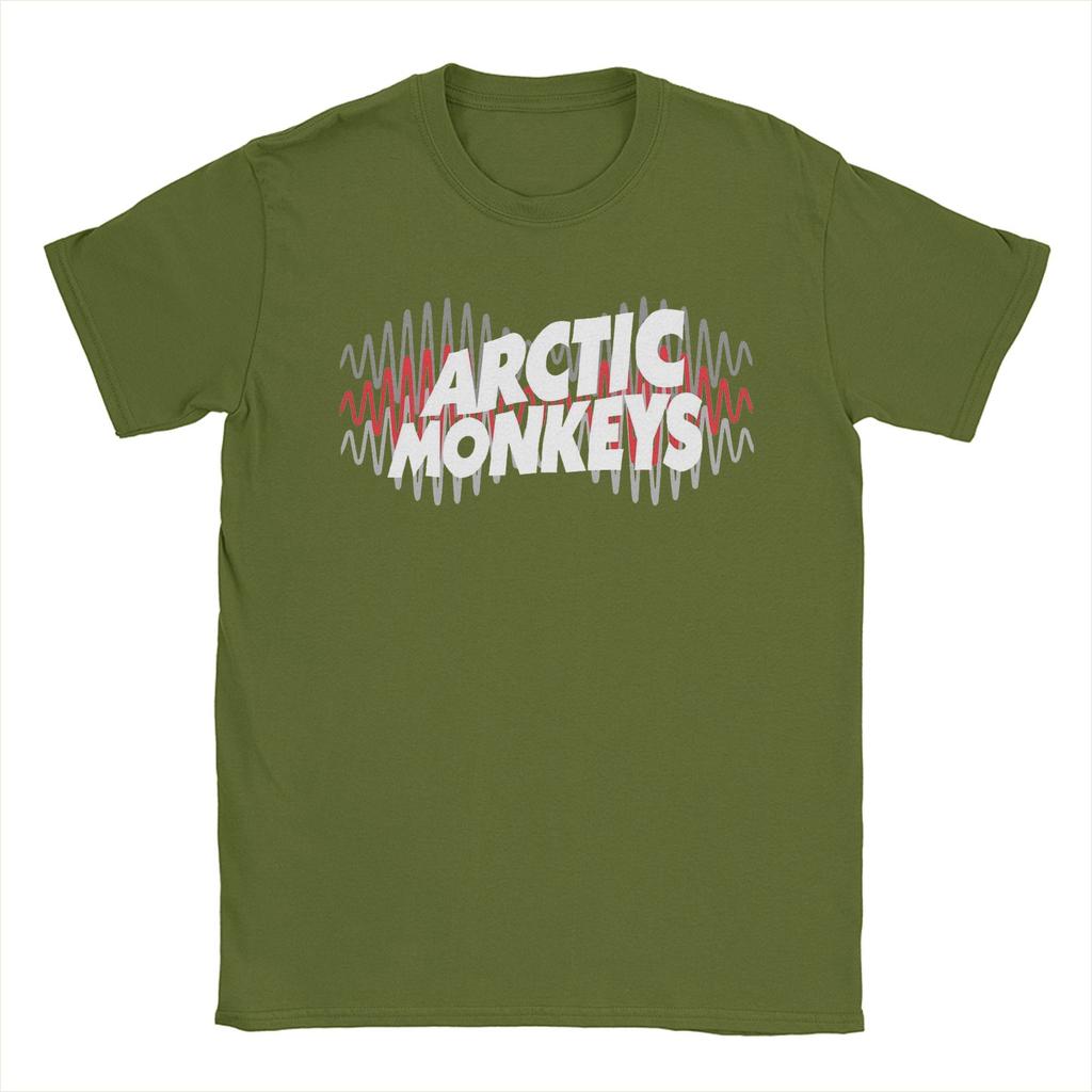 Arctic Monkeys T Shirt Men Pure Cotton Funny T-Shirt O Neck  Tees Short Sleeve Clothes Gift Idea