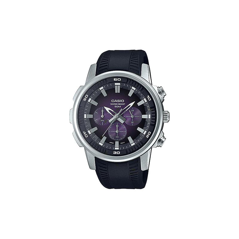 

Casio STANDARD Series Classic Simple Exquisite Fashion Purple Men s Watch 50 Meters Waterproof Quartz Movement Resin Strap Japanese and MTP-E505-6AV фиолетовый