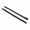 6PCS Car Side Skirt Carbon Fiber Pattern 3 Section Type Side Skirts Winglets Diffusers Universal Replacement For Accord