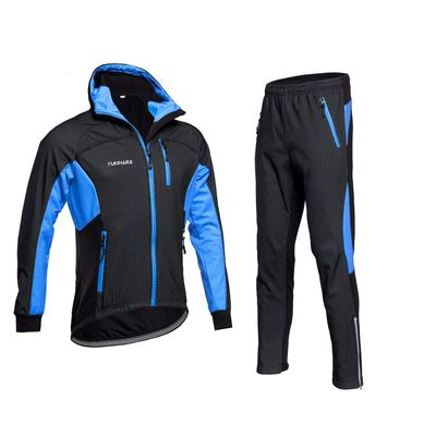 Vollständiger Kopf- und Nackenschutz für Herbst und Winddichtes und Radtrikot und Jacke Perfekt für und Größe 2XL Winter. kältebeständiges Langarm-Set.