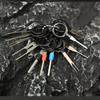 Car Terminal Removal Tool Wire Crimp Split Connector Pin Extractor Set Key Car Plug Repair Tool Wire Plug Connector Extractor