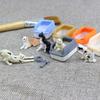 3Pcs/Set Home Decoration 1:12 Dollhouse Miniature Cat Litter Box Model Mini Shovel Pet Supplies For Doll Diy Accessories Toy