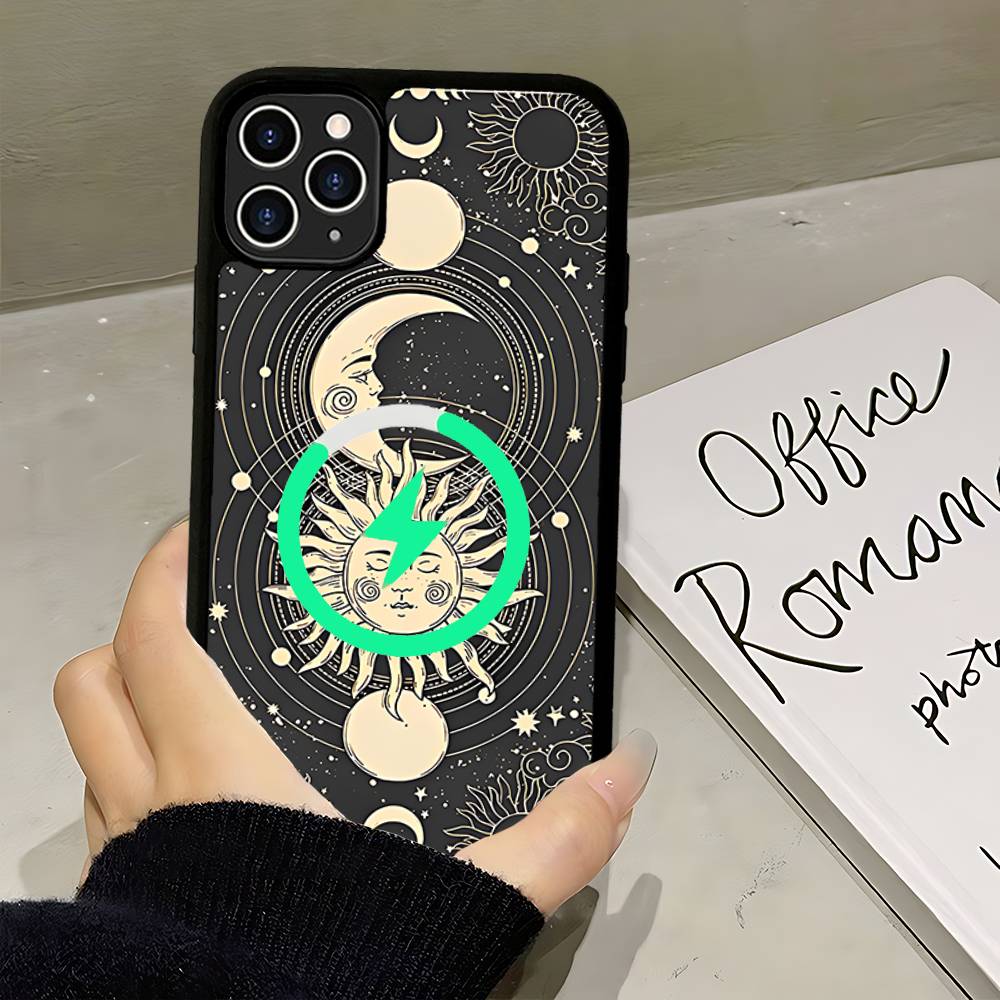 Witches Moon Tarot Mystery Totem For Magsafe Phone Case For IPhone 17 Air 16 15 14 13 12 11 Pro Max Plus Shockproof Cover