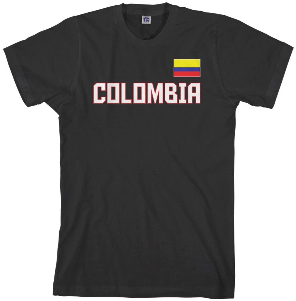 Threadrock Men s Colombia National Team T shirt bogota flag S