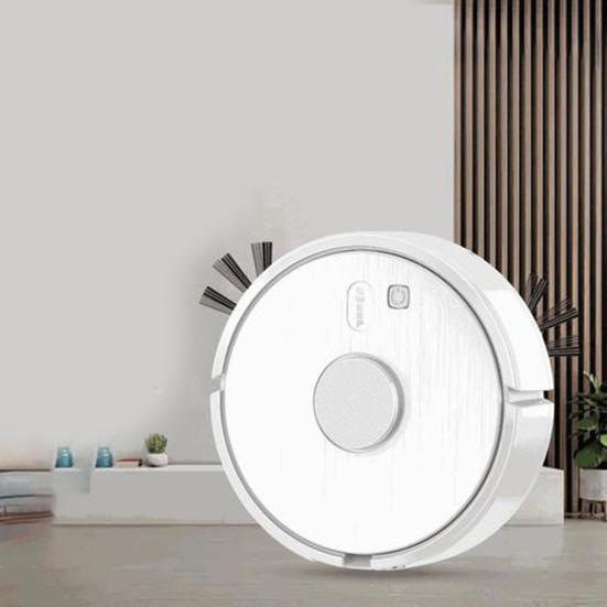 Sweeping Robot Vacuum Cleaner Ultra-Thin Design Powerful Suction Low-Noise Operation Battery-Powered Vacuum Cleaner