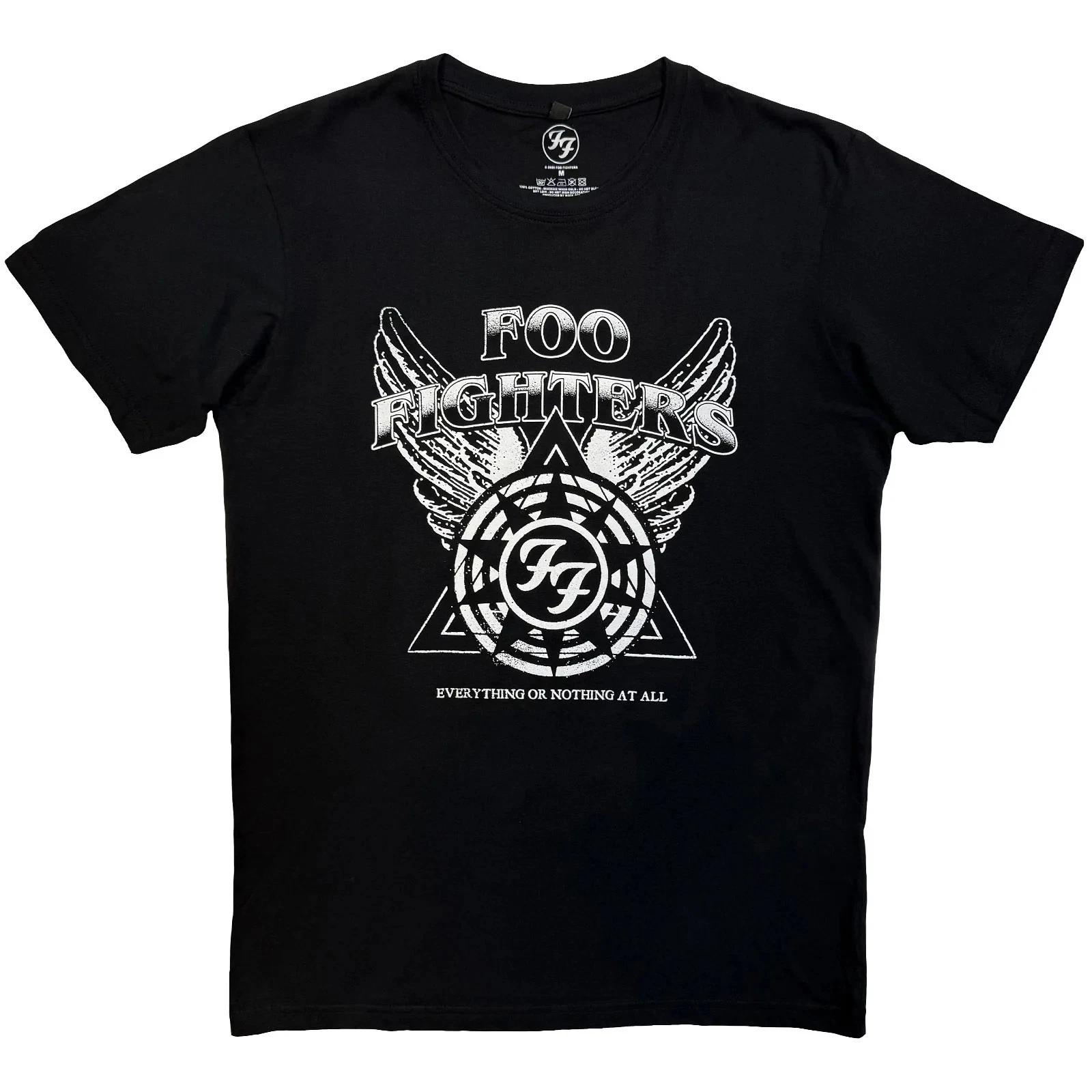 

Foo Fighters Carbon T-Shirt: Everything or Nothing At All Logo (Black) OFFICIAL 2XL