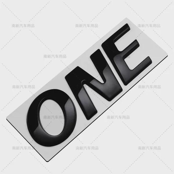 3D Metal Car Sticker Class ONE Letter Emblem Badge Side Fender Rear Trunk Head Window Decal Motorcycle Accessories Decoration