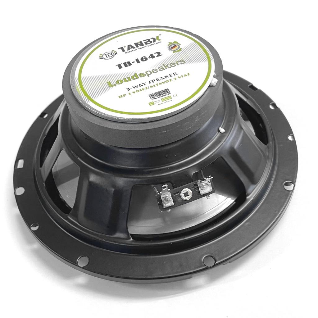 TANBX 600w 17cm 3WAY Coaxial Speaker Set for Car Audio with Speaker Grill TB-1642
