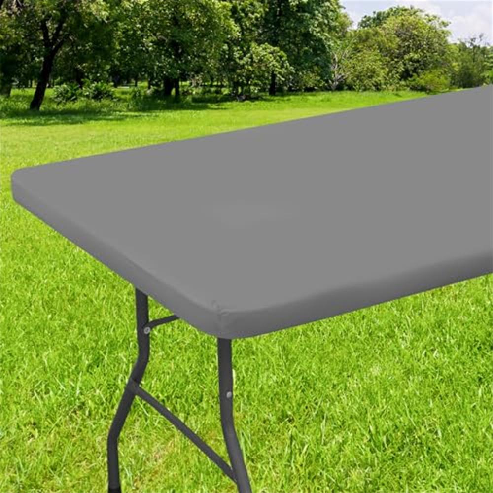 Homaxy Rechteckige Tischdecke Abdeckung Wasserdichte Tischdecke Passend für Klapptische Waschbarer Tischschutz Camping Outdoor 30x72