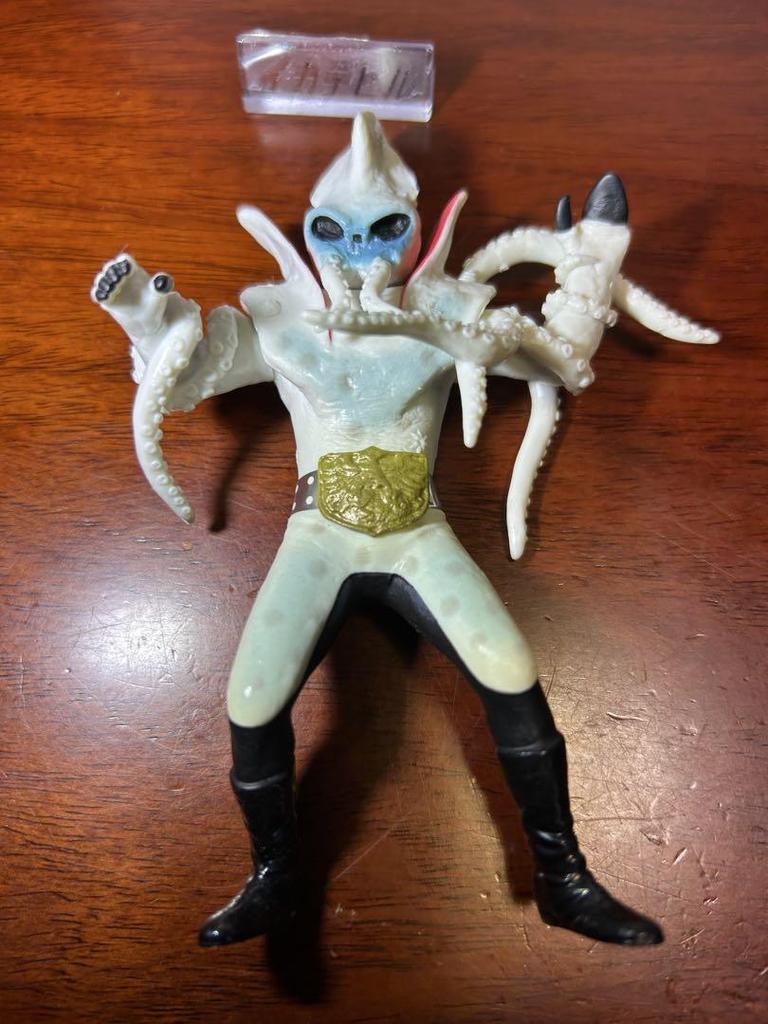 [USED] Kamen Rider No. 2 Dr. Shinigami Squid Devil Figures (5 pieces)