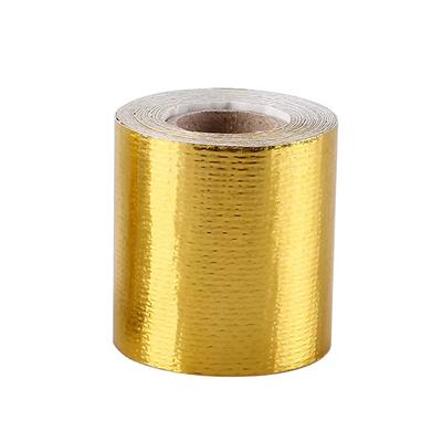 Automotive Intake Pipe Aluminum Foil Insulation Tape Sound Insulation Cotton Wrapping Cloth Heatresistant Clothtape Selfadhesive