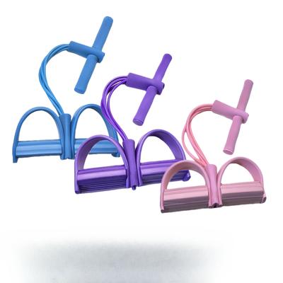 Dispositivo de Tensión de Pedal de Cuatro Tubos Cuerda de Tensión de Pedal de Seis Tubos Ejercitador Abdominal para Abdominales para Cintura Delgada para el Hogar Dispositivo de Fitness para Yoga