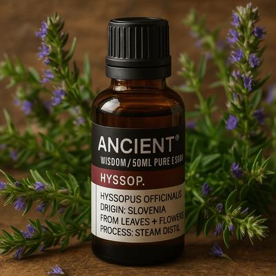 Huile Essentielle d'Hysope Distillée à la Vapeur 50ml