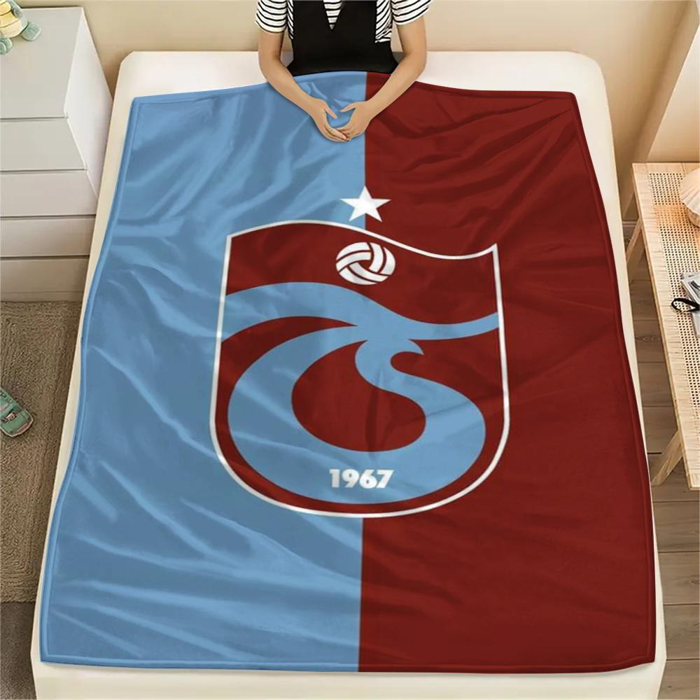 1PC Trabzonspor FC Print Flannel Blanket, High Quality Comfortable for All Seasons, Home Decor, Warmth and Comfort, Perfect for Christmas Gifts228