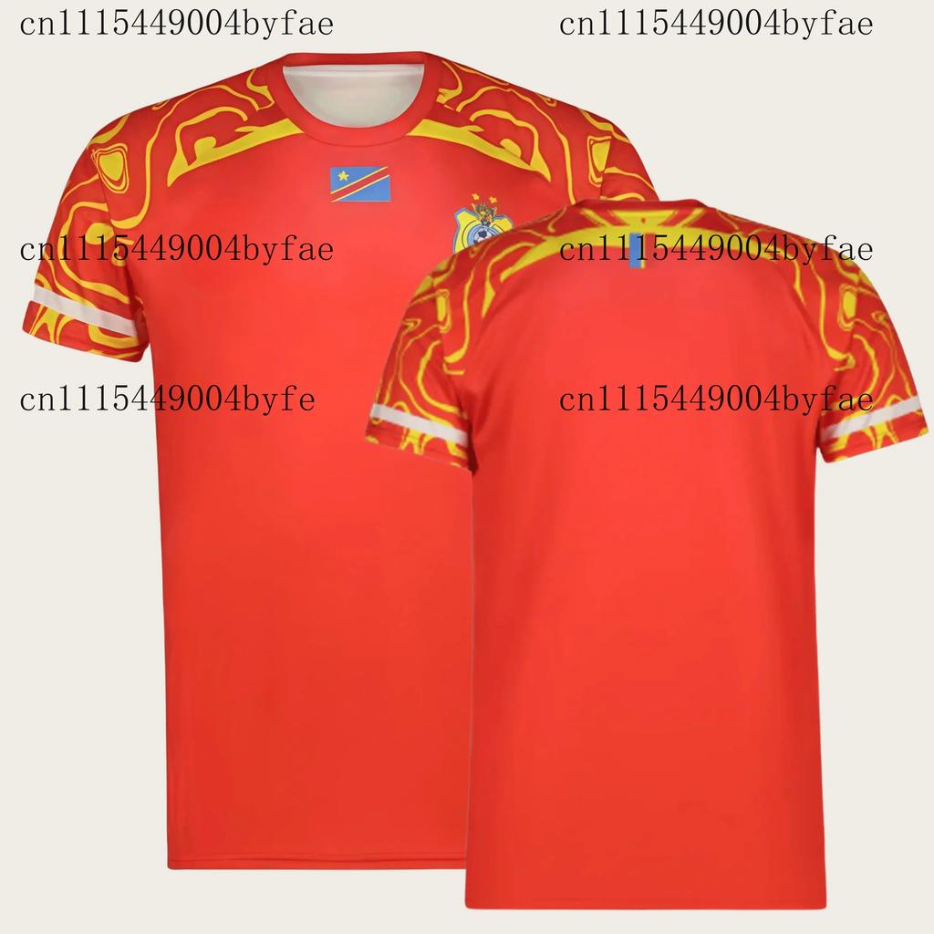 Hot  DR Congo Football Jersey Unisex Summer Breathable Quick Dry  Sports T-shirt Fashion Streetwear Y2k Top Beach Wear