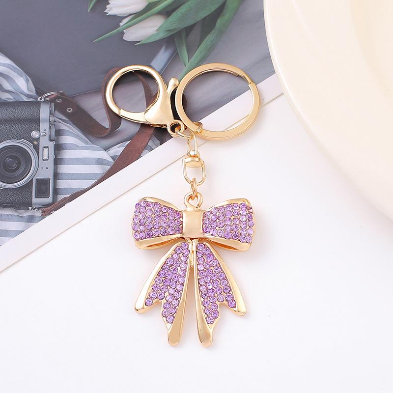 Creative Gift Bow Car Keychain Pendant Ladies' Bag Keychain