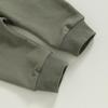 2-teiliger Trainingsanzug für Babys, Jungen, 6 Monate, 12 Monate, 18 Monate, 24 Monate, 3 Jahre, kontrastfarbenes Langarm-Sweatshirt und elastische Hose für Kleinkinder-Herbst-Outfits