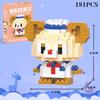 181 Pieces Building Blocks Cartoon Character Model Educational Construction Toy Compatible with Popular Interlocking Bricks for Kids and Collectors
