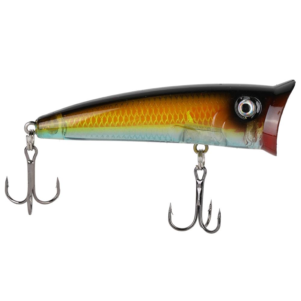 Artificial 7cm Plastic Fishing Hard Bait Floating Popper Fish Like Fishing Lures Accessory